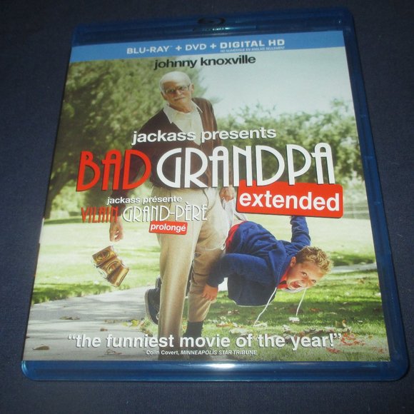 Jackass Presents: Bad Grandpa (Blu-ray/DVD, 2-Disc Set, Canadian) w/ slip cover - Picture 3 of 5